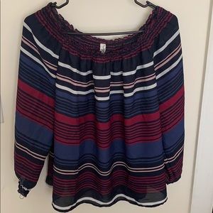 Off the shoulder m top